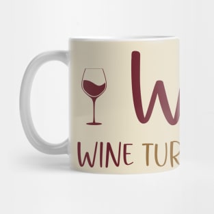 Wine Turkey Family Mug